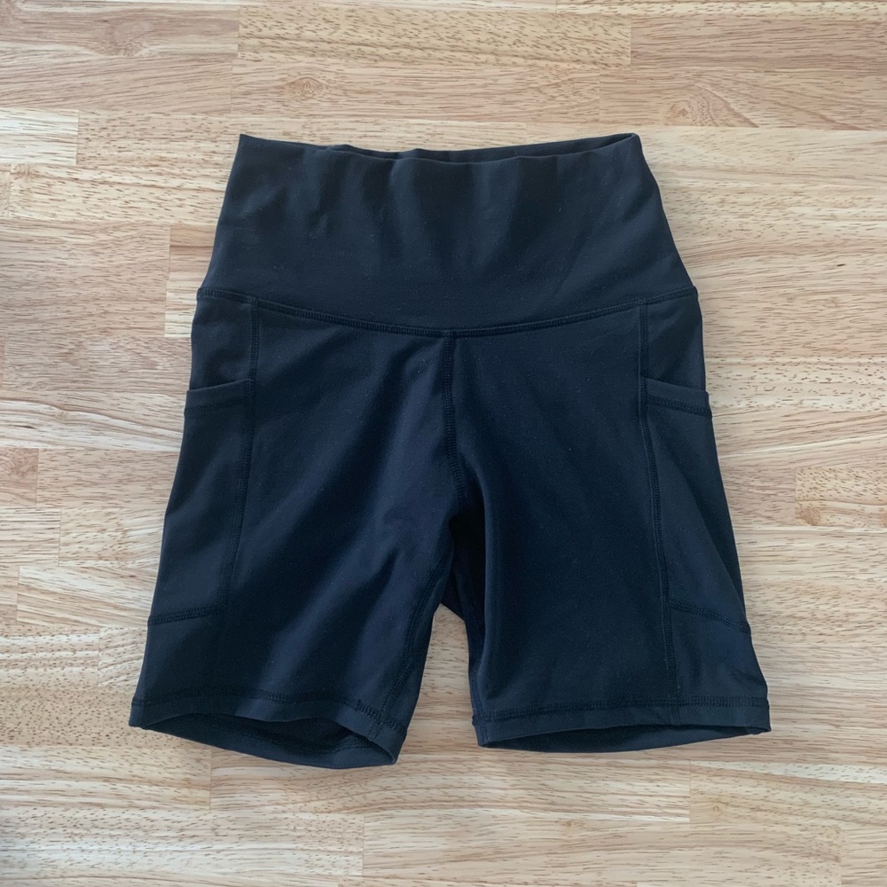 colorfulkoala Black Bike Shorts 6”